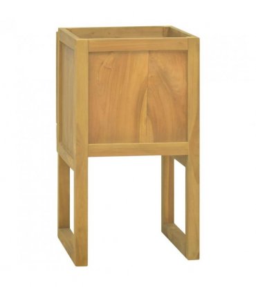 vidaXL Bathroom Cabinet 41x40x75 cm Solid Wood Teak — Size: 41 x 40 x 75 cm