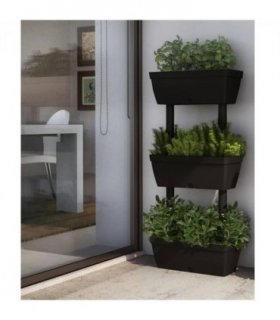vidaXL Garden Planter 6 pcs 100 cm Anthracite