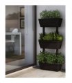 vidaXL Garden Planter 6 pcs 100 cm Anthracite