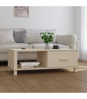 vidaXL Coffee Table HAMAR Honey Brown 100x55x35 cm Solid Wood Pine