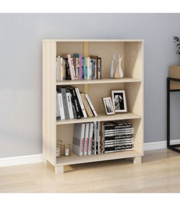 vidaXL Book Cabinet HAMAR Honey Brown 85x35x112 cm Solid Wood Pine