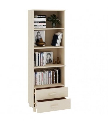 vidaXL Highboard HAMAR Honey Brown 60x35x180 cm Solid Wood Pine