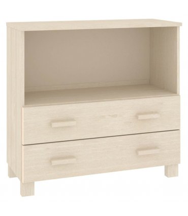 vidaXL Sideboard HAMAR Honey Brown 85x35x80 cm Solid Wood Pine