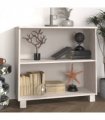 vidaXL Sideboard HAMAR White 85x35x80 cm Solid Wood Pine — V0671953985
