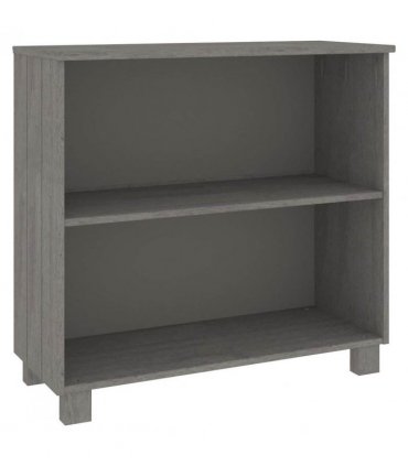 vidaXL Sideboard HAMAR Light Grey 85x35x80 cm Solid Wood Pine