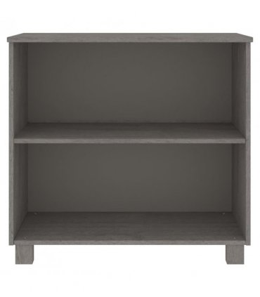vidaXL Sideboard HAMAR Light Grey 85x35x80 cm Solid Wood Pine