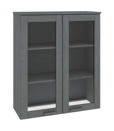 vidaXL Top for Highboard HAMAR Dark Grey 85x35x100cm Solid Wood Pine