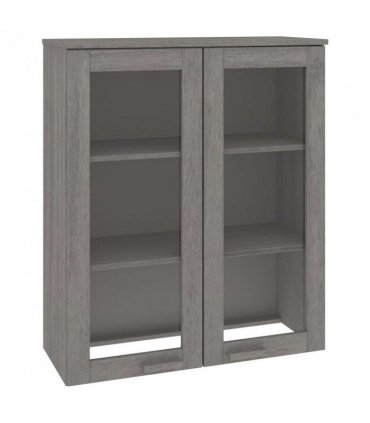 vidaXL Top for Highboard HAMAR Light Grey 85x35x100cm Solid Wood Pine