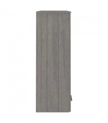 vidaXL Top for Highboard HAMAR Light Grey 85x35x100cm Solid Wood Pine