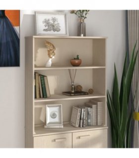 vidaXL Top for Highboard HAMAR Honey Brown 85x35x100cm Solid Wood Pine