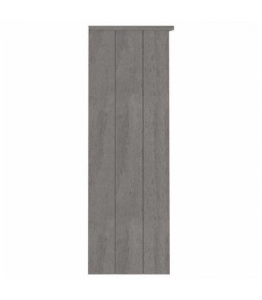 vidaXL Top for Highboard HAMAR Light Grey 85x35x100cm Solid Wood Pine — V0671953996