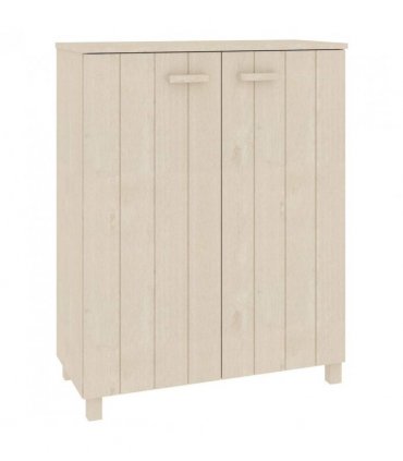 vidaXL Shoe Cabinet HAMAR Honey Brown 85x40x108 cm Solid Wood Pine