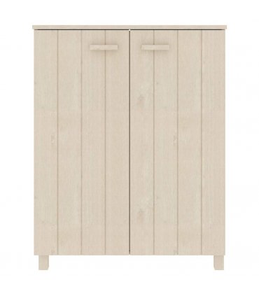 vidaXL Shoe Cabinet HAMAR Honey Brown 85x40x108 cm Solid Wood Pine