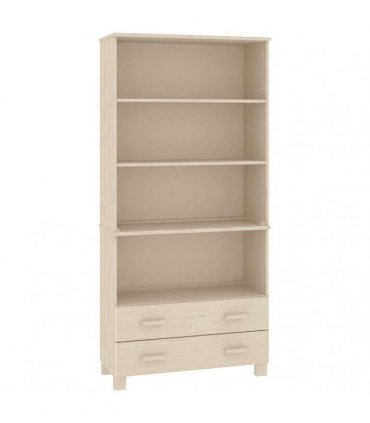 vidaXL Highboard HAMAR Solid Wood Pine Honey Brown