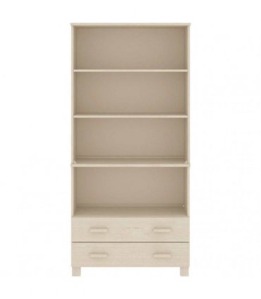 vidaXL Highboard HAMAR Solid Wood Pine Honey Brown