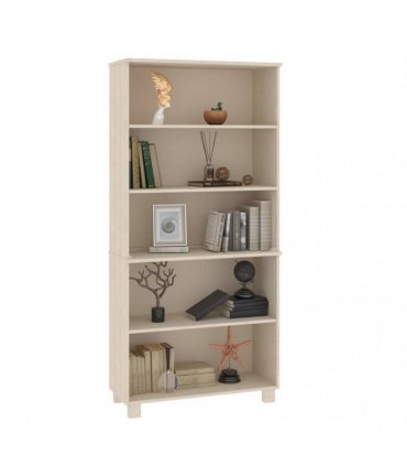 vidaXL Highboard HAMAR Solid Wood Pine Honey Brown — V0671954020