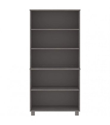 vidaXL Highboard HAMAR Solid Wood Pine Light Grey