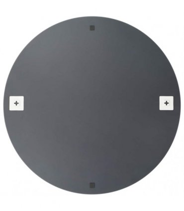 vidaXL Wall Mirror with LED Lights Round Glass — Size: Φ 70 cm