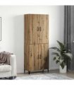 vidaXL Highboard 2 pcs Artisan Oak Engineered Wood