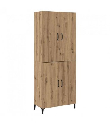 vidaXL Highboard 2 pcs Artisan Oak Engineered Wood