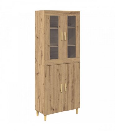 vidaXL Highboard Artisan Oak 69.5 x 34 x 180 cm