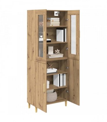 vidaXL Highboard Artisan Oak 69.5 x 34 x 180 cm