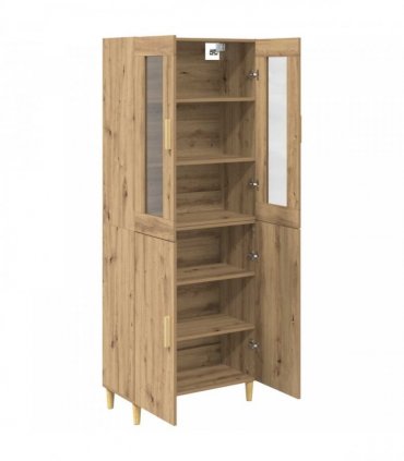 vidaXL Highboard Artisan Oak 69.5 x 34 x 180 cm