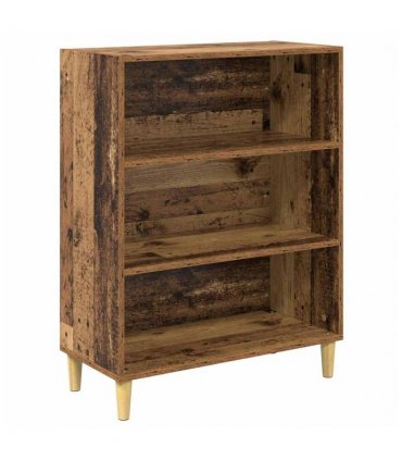 vidaXL Highboard Old Wood 69.5 x 32.5 x 180 cm Engineered Wood — Model: 3 shelves