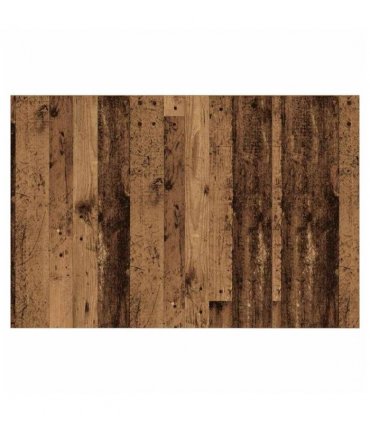 vidaXL Headboard with Cabinet 3 pcs Old Wood Engineered Wood — Model: One drawer