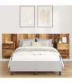 vidaXL Headboard with Cabinet 3 pcs Old Wood Engineered Wood — Model: Two drawers