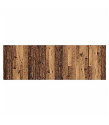 vidaXL Headboard with Cabinet 3 pcs Old Wood Engineered Wood — Model: One drawer and one shelf — V0671954301