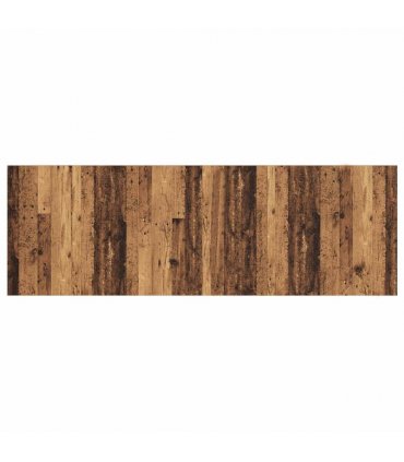 vidaXL Headboard with Cabinet 3 pcs Old Wood Engineered Wood — Model: Two drawers — V0671954308