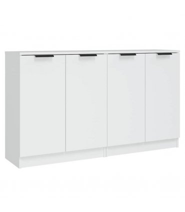 vidaXL Sideboards 2 pcs White 60x30x70 cm Engineered Wood