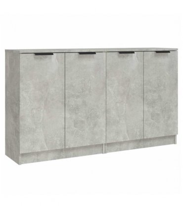 vidaXL Sideboards 2 pcs Concrete Grey 60x30x70 cm Engineered Wood
