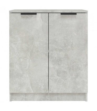 vidaXL Sideboards 2 pcs Concrete Grey 60x30x70 cm Engineered Wood