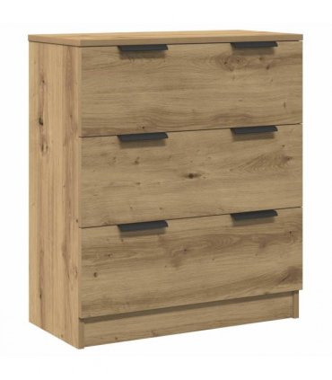 vidaXL Sideboards 3 pcs Artisan Oak 60x30x70 cm Engineered Wood