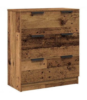 vidaXL Sideboards 3 pcs Old Wood 60x30x70 cm Engineered Wood