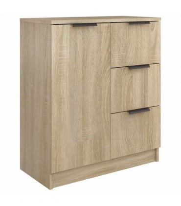 vidaXL Sideboards 2 pcs Sonoma Oak 60x30x70 cm Engineered Wood — V0671954332