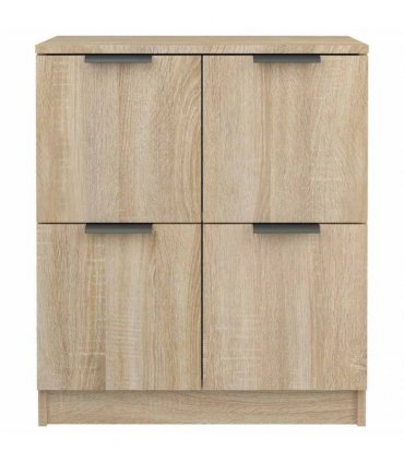 vidaXL Sideboards 2 pcs Sonoma Oak 60x30x70 cm Engineered Wood — V0671954341