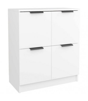 vidaXL Sideboards 2 pcs White 60x30x70 cm Engineered Wood — V0671954345