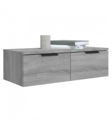 vidaXL Wall Cabinets 2 pcs Grey Sonoma 68x30x20 cm Engineered Wood
