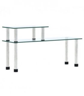 vidaXL Kitchen Shelf Transparent 45x16x26 cm Tempered Glass