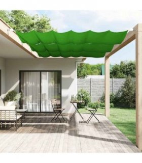 vidaXL Vertical Awning Light Green 140x270 cm Oxford Fabric — Size: 140 x 270 cm