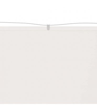 vidaXL Vertical Awning White 140x600 cm Oxford Fabric — Size: 140 x 600 cm