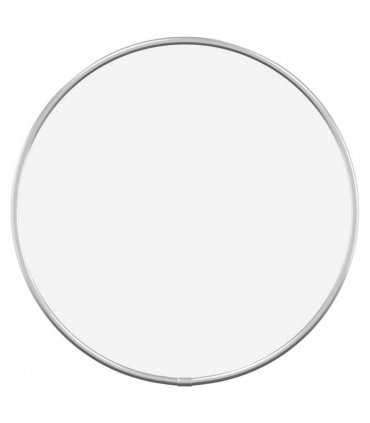 vidaXL Wall Mirror Silver Ø 30 cm Round
