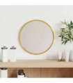 vidaXL Wall Mirror Gold Ø 20 cm Round