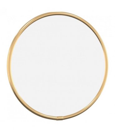 vidaXL Wall Mirror Gold Ø 20 cm Round