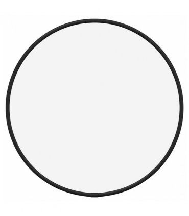 vidaXL Wall Mirror Black Ø 30 cm Round