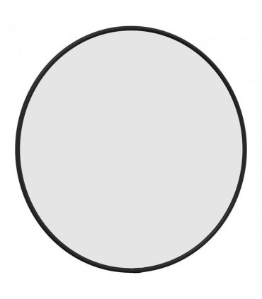 vidaXL Wall Mirror Black Ø 40 cm Round