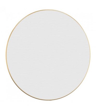 vidaXL Wall Mirror Gold Ø 60 cm Round